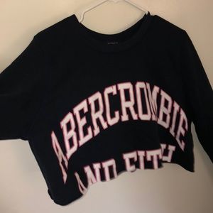 Abercrombie and Fitch cropped sweatshirt.